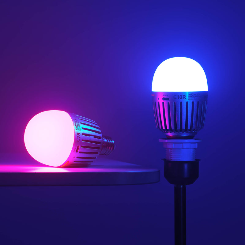 Godox KNOWLED C7R and C10R Creative RGBWW LED Bulbs