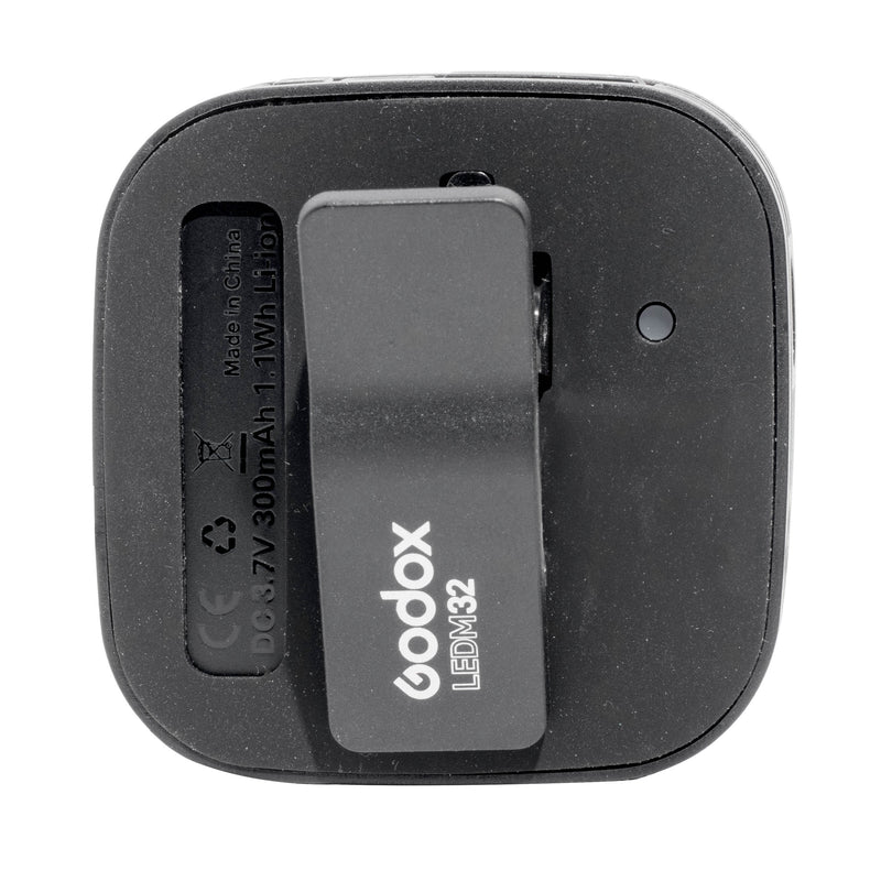 Godox LEDM32 1.4W Clip-On Mini LED Light for Smartphones Rear View