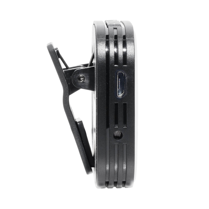 Godox LEDM32 1.4W Clip-On Mini LED Light for Smartphones Side View with USB Port