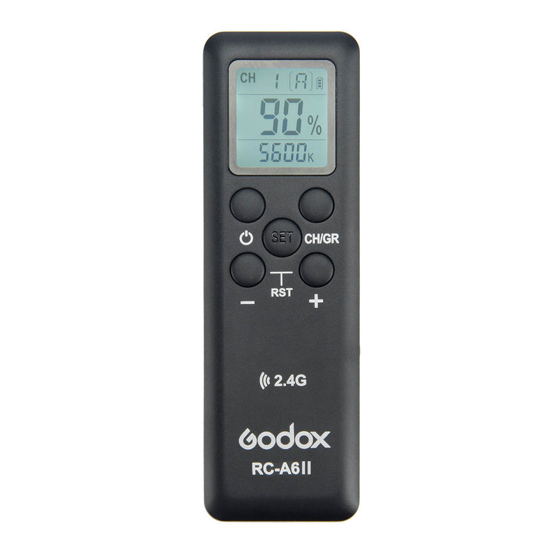 Godox
RC-A6II 2.4GHz Wireless Remote Control for Supported Godox LED Light Fixtures