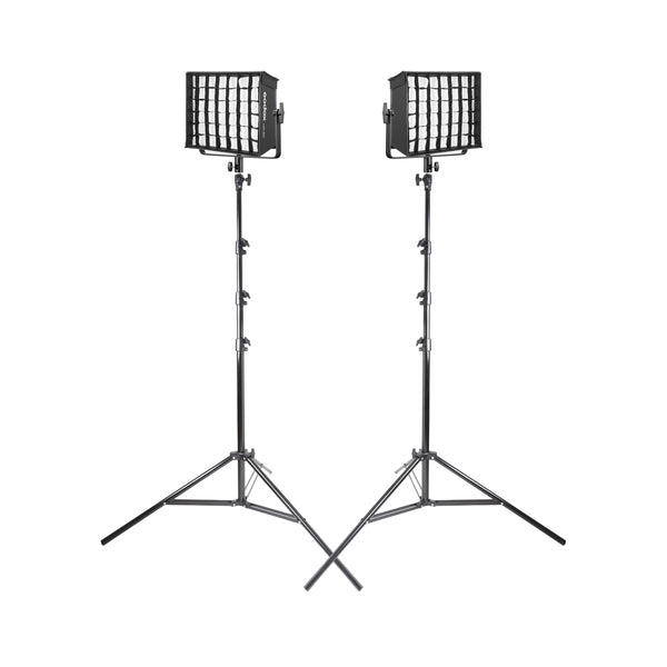 GODOX LDX50R RGB Panel LED Light Twin Softbox Kit