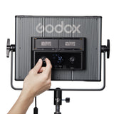 Godox LDX50Bi 65W Bi-Colour Variable Colour Temperature LED Panel Light Rear View
