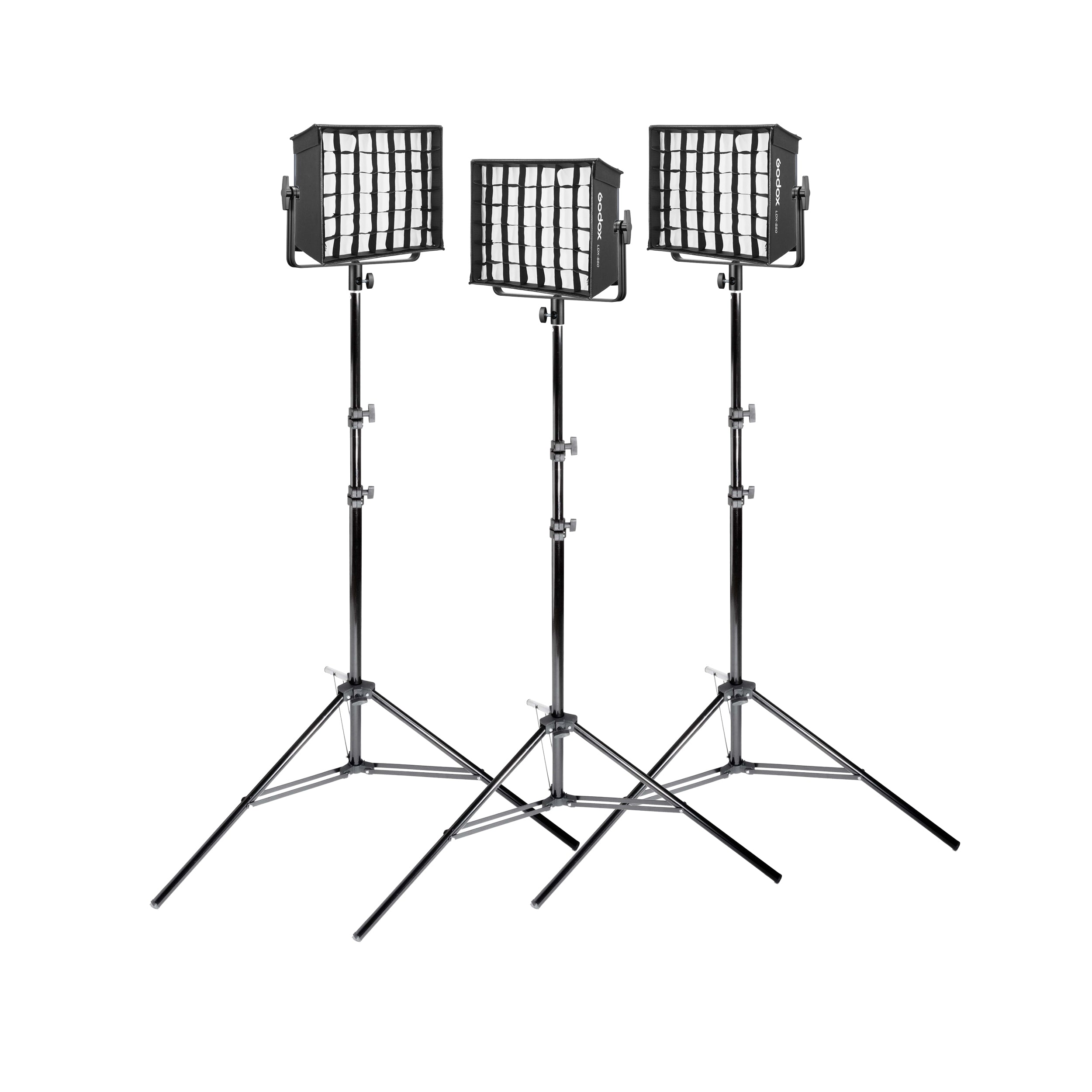 Pdx Led Body C-153705-GODOX-LDX50BI-BI-COLOUR-PANEL-LED-LIGHT-THREE-HEAD-SOFTBOX-KIT ...