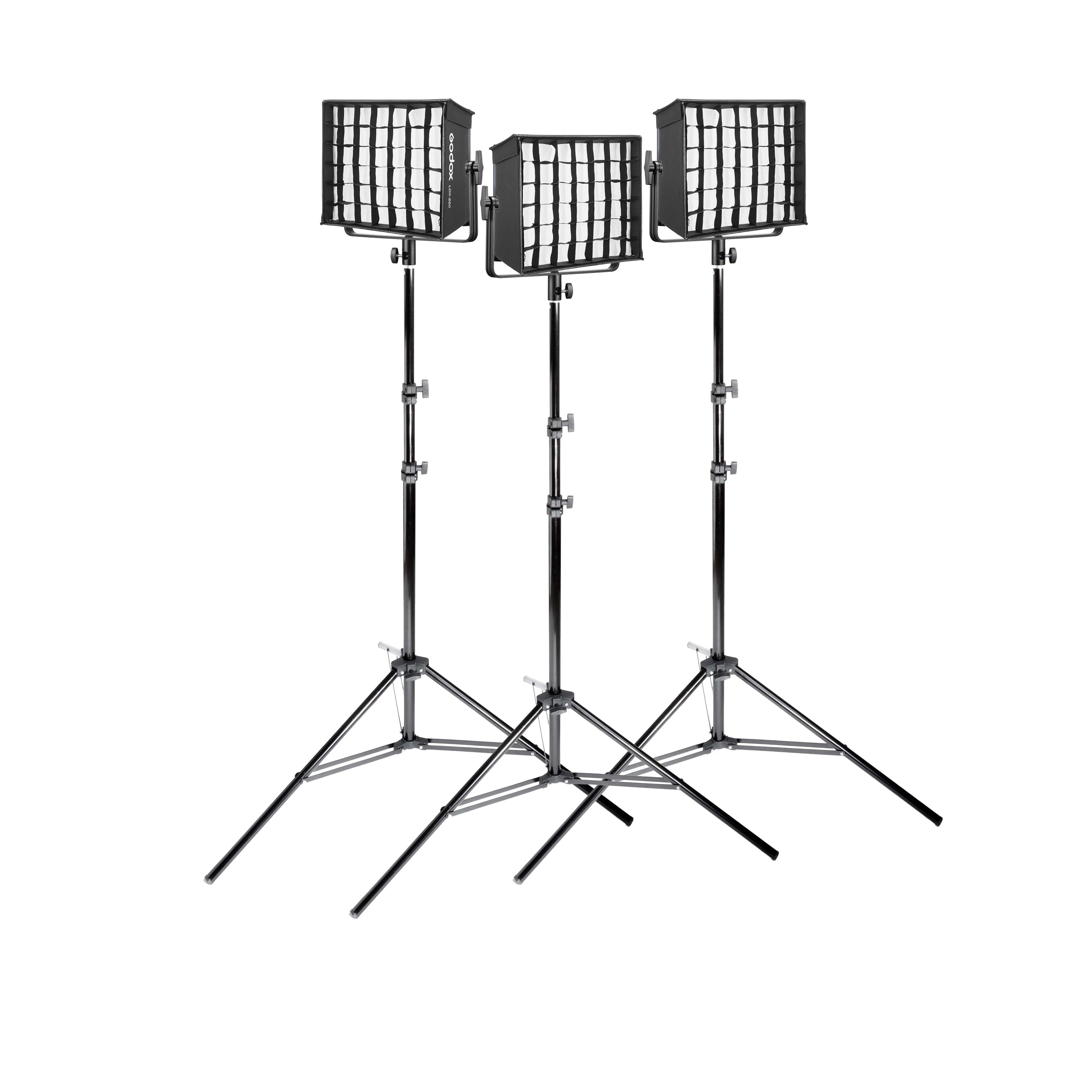 Pdx Led Body C-153706-GODOX-LDX50R-R-COLOUR-PANEL-LED-LIGHT-THREE-HEAD-SOFTBOX-KIT ...