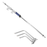 Professional C-Stand Spring Loaded Detachable Turtle Base Collapsed