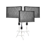 GODOX UP150R Full Colour LED LiteWafer Light Panel Three Head Kit