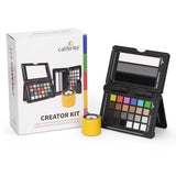 Calibrite Creator Kit – Display 123 & ColorChecker Passport Video 2 Open and displayed with box
