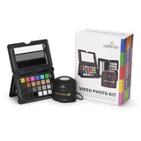 Calibrite Video Photo Kit (Display Plus HL + ColorChecker Passport Video 2) Opened Up and Displayed