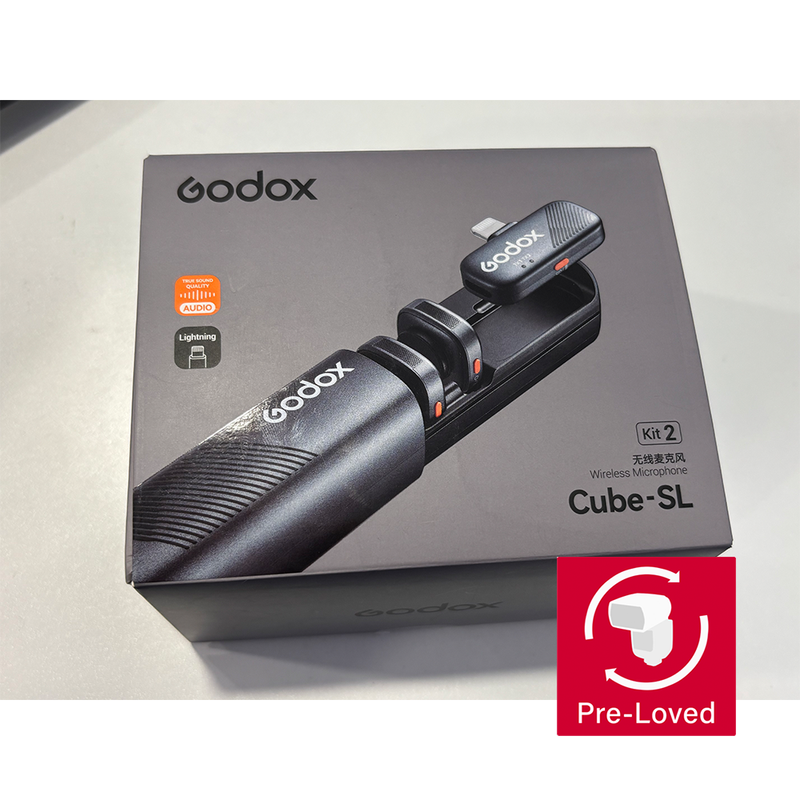 CUBE-SL 2.4GHz Wireless Microphone System (Apple Lightning) Kit 2 with Charging Case