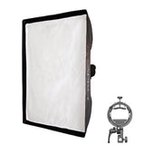 80x120cm (31.4"x47.2") Versatile Rectangular Softbox (No Honeycomb Grid) with S3 Bracket