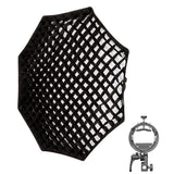 Two Diffusion Octagonal Studio Softbox with 5cm Honeycomb Grid (S3 Bracket)