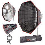 90cm Fast Installation Octagonal Umbrella Softbox with Grid with S3 Bracket