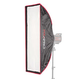30x90cm (11.8"x35.4") Strip Easy-open Umbrella Softbox with 4cm Grid 