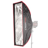 30x90cm (11.8"x35.4") Strip Easy-open Umbrella Softbox with 4cm Grid 