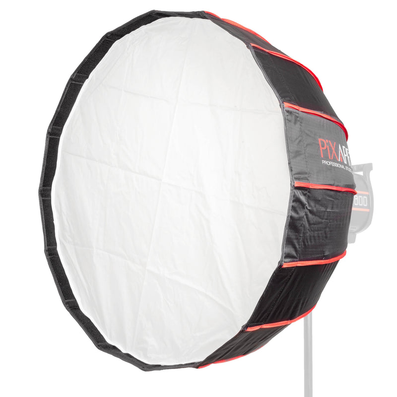 65cm (25.5") 16-Sided Easy-Open Rice-Bowl Parabolic Softbox with Silver Interior