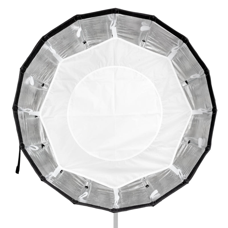65cm (25.5") 16-Sided Easy-Open Rice-Bowl Parabolic Softbox with Silver Interior