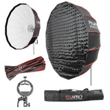 105cm (41") 16-Sided Easy-Open Rice Bowl Parabolic Softbox with White Interior with S3 Bracket