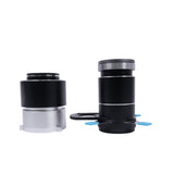 DigitalFoto Projection Attachment with 37° Lens & Bowens Mount Showing Size of Attachment
