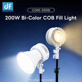 Portable S-Bowen Mount 200W Bi Color COB LED Light with 5m Power Cable