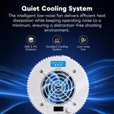 Portable S-Bowen Mount 200W Bi Color COB LED Light with 5m Power Cable