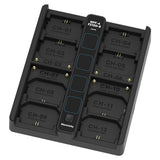 DigitalFoto 8/4-Bay Quick Charger for Sony NP-F & NP-FZ100 Batteries Angled View