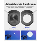 18-Leaf Iris Diaphragm for DIGITALFOTO SNOOT-BM