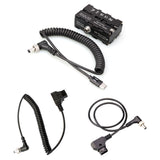 DigitalFoto Dual-Side NP-F Dummy Battery with 5525 Locking Input (NPF3-SE) Box Content