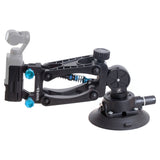 DigitalFoto Z-Axis Car Damping Spring Arm for DJI Osmo Pocket 3 Side View with Gimbal Attached