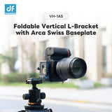 DigitalFoto VH-1AS  Foldable Vertical L-Bracket With Arca-Swiss Plate