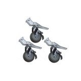 E-Image HS03-W 360° Locking Caster Wheels (Set of 3)