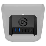 Elgato USB Hub for Stream Deck+ with USB-C Expansion Rear View of Plug Sockets
