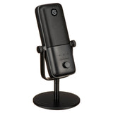 Elgato Wave:3 USB Microphone Black - Streaming & Podcast Mic Angled Facing Up Right