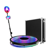 100cm 360° Infinity Glass LED Photo Booth for 1-6 people