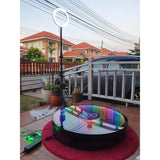 100cm 360° Infinity Glass LED Photo Booth for 1-6 people