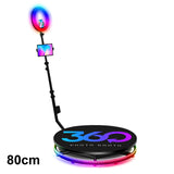 80cm 360° Metal LED Photo Booth for 1–4 People