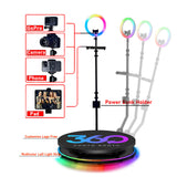 80cm 360° Metal LED Photo Booth for 1–4 People