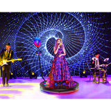 80cm 360° Metal LED Photo Booth for 1–4 People