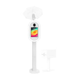 Portable Oval iPad Photo Booth with RGB Ring Light Stand