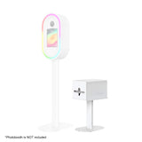 PiXAPRO Printer Stand Box with PiXAPTO iPad Photobooth on a white background