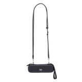 Black TELESIN DisAdv camera bag with adjustable crossbody strap and wrist loop
