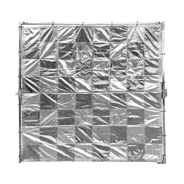 Professional Silver/White Checkerboard Fabric Rag for PiXAPRO Butterfly Frame