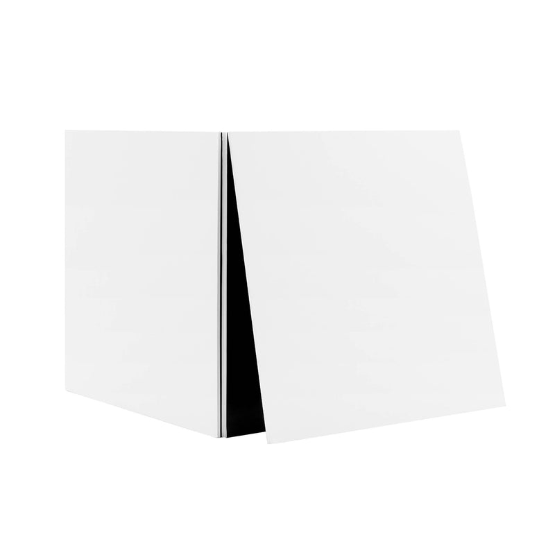 PIxapro 1x2m Foldable Black/white V-Flat Panel Folded