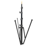 Godox 213B foldable Nano Light Stand with legs folded back half way