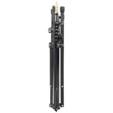 Godox 213B foldable Nano Light Stand with legs folded back on itself