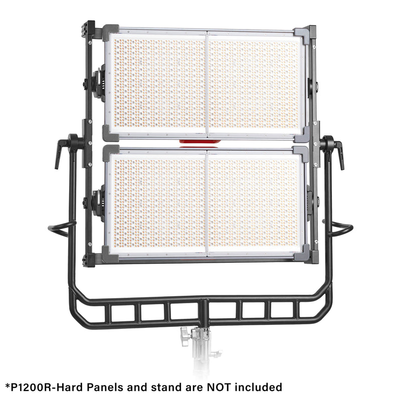 GODOX AB02-02 Dual Mounting Bracket with two KNOWLED P1200R-HARD panels mounted to it