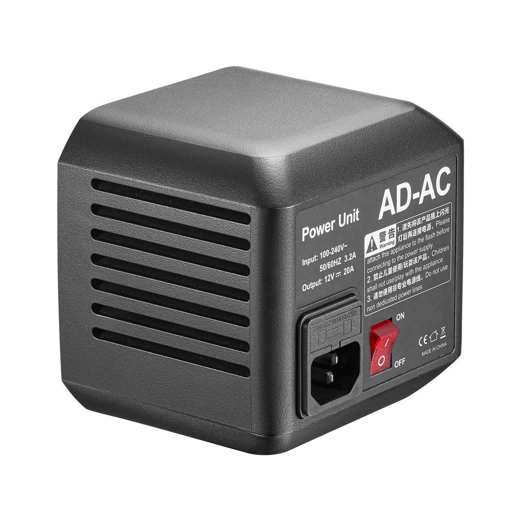 PixaPro Mains AC Power Adaptor for CITI600 Powerful Flash Light