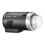 The Godox AD300proII Portable Battery Flash With No Reflector