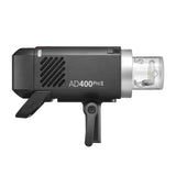 Godox AD400ProII 400Ws Portable Outdoor Battery Flash (Right Side View With No Reflector)