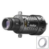 BFP Bowens S-Type-Fitting Interchangeable Lens Projection Attachment with 85mm Lens Optic For Flash