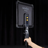 Godox BG02 Battery Grip being used with a Godox FH50R Flexible Panel
